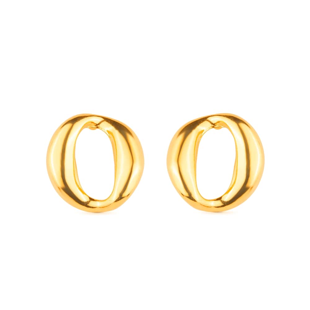 Elo Bangle Earring in Gold_Single