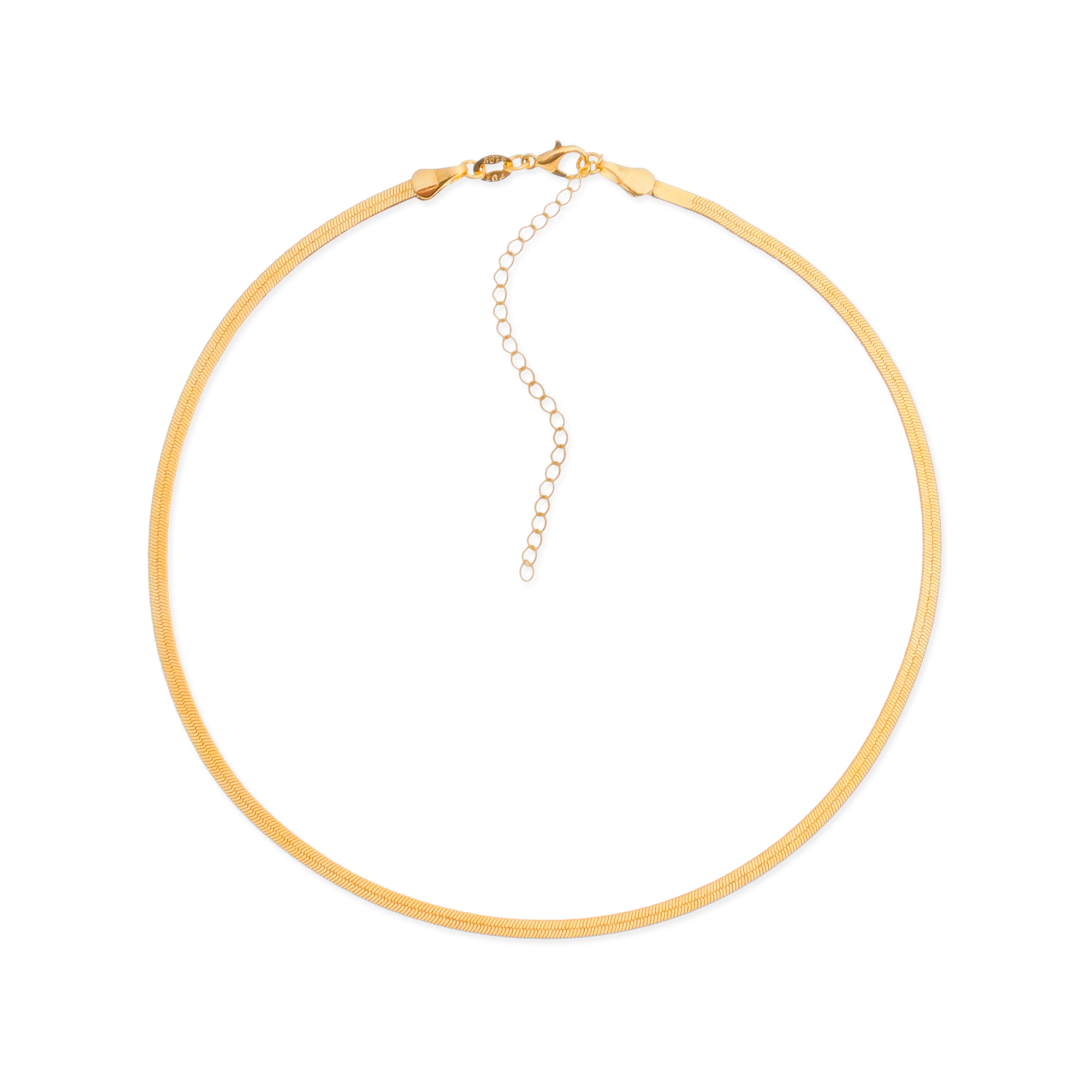 Snake Chain Gold Choker Imperio Jewellery