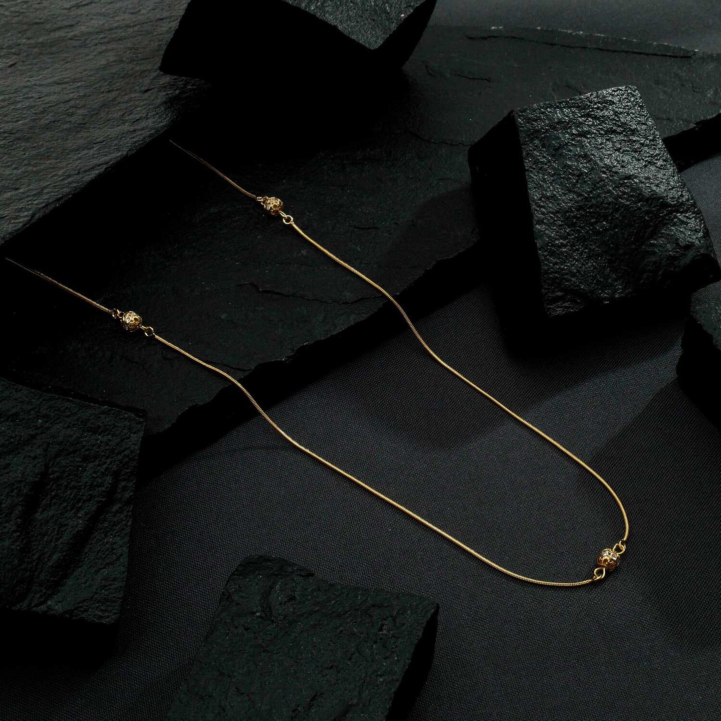 Omega Chain Necklace in Gold_Studio