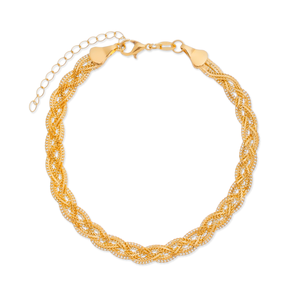 Braided Gold Bracelet_Single