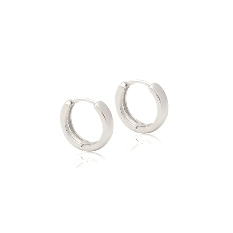 Small Hoop Earring 13mm in Silver
