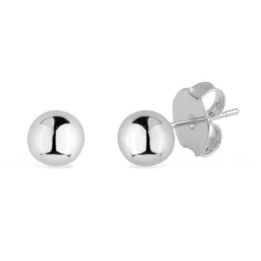 Classic Stud Earring In Silver_Single