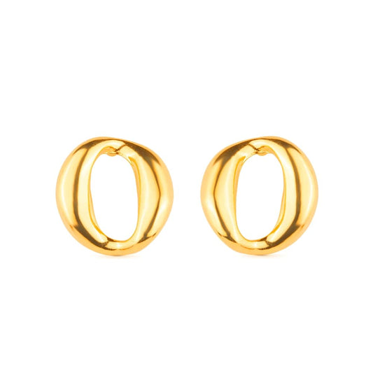 Elo Bangle Earring in Gold_Single