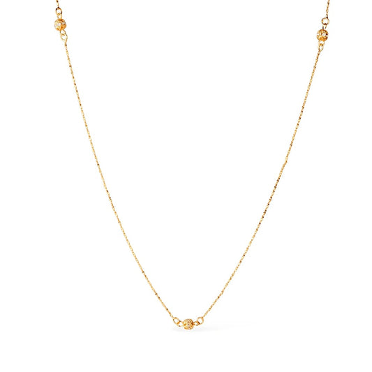 Omega Chain Necklace in Gold_Single