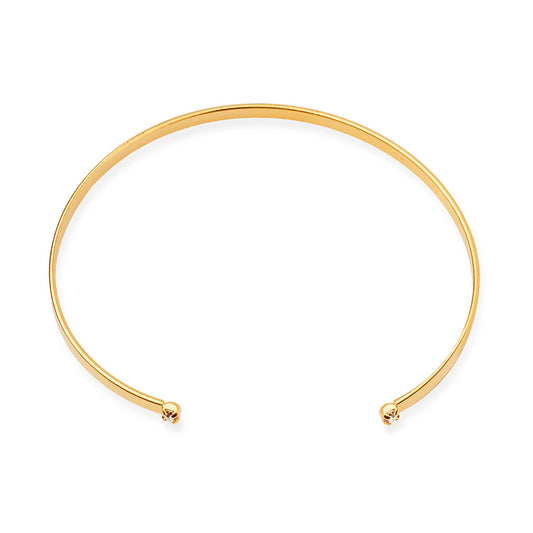 Sparkle Flat Cuff Bracelet in Gold_Single