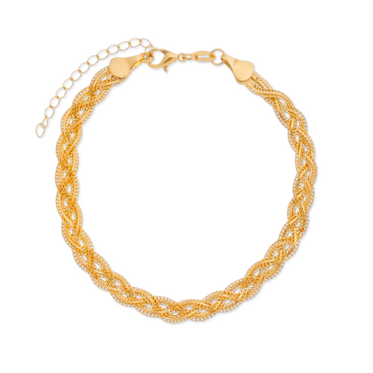 Braided Gold Bracelet_Single