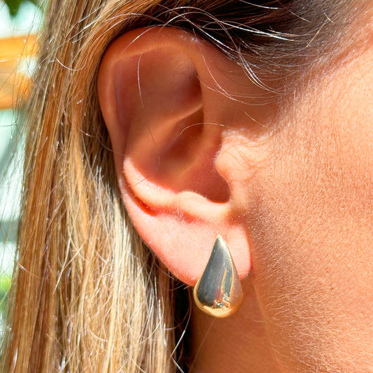 Teardrop Earring in Gold